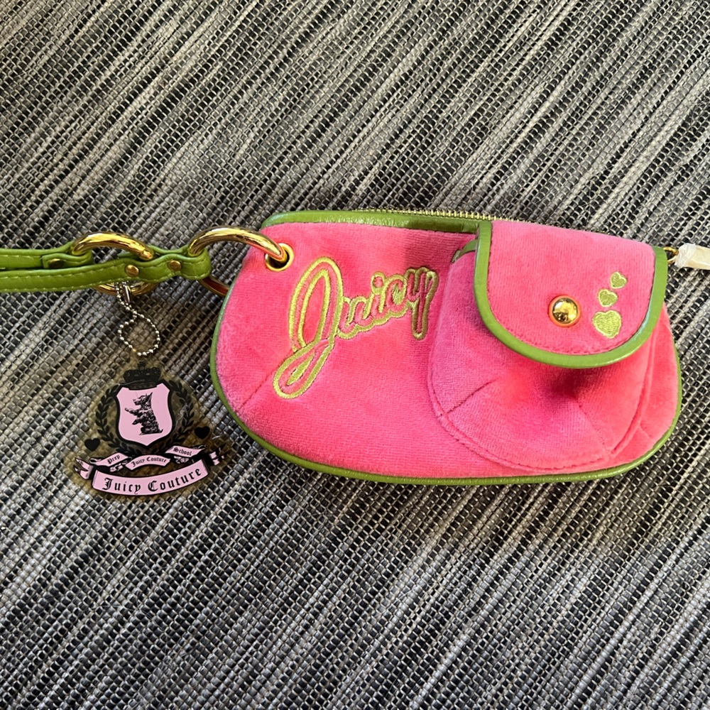 Juicy couture velvet clutch purse NWT